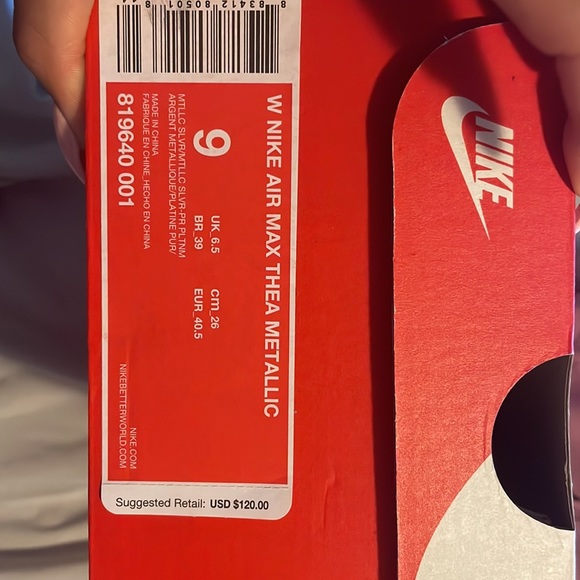 Women’s Nike Air Max Thea Metallic size 9 - Picture 7 of 7